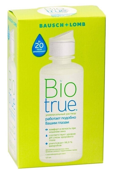 Изображение  Раствор для линз Biotrue